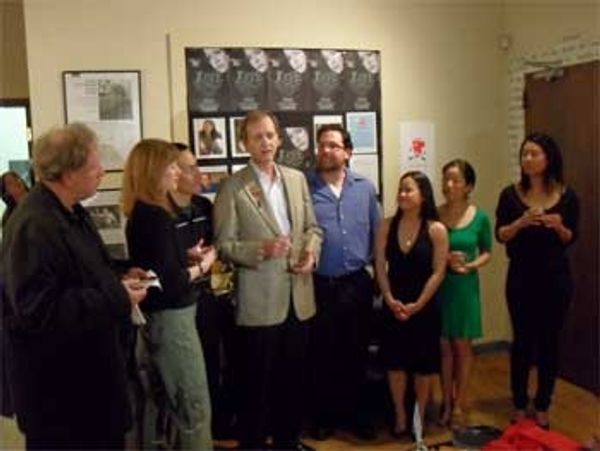 Playwright Will Cooper and cast Photo