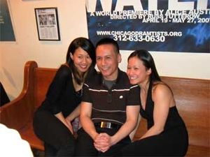 Melissa Canciller, Gordon Chow and Christine Bunuan Photo