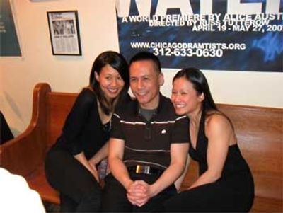 Melissa Canciller, Gordon Chow and Christine Bunuan Photo