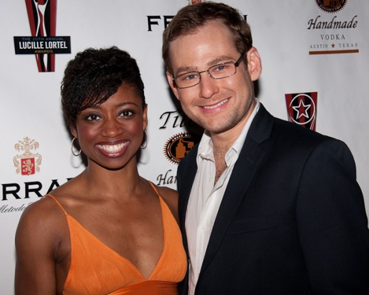 Montego Glover and Chad Kimball at 