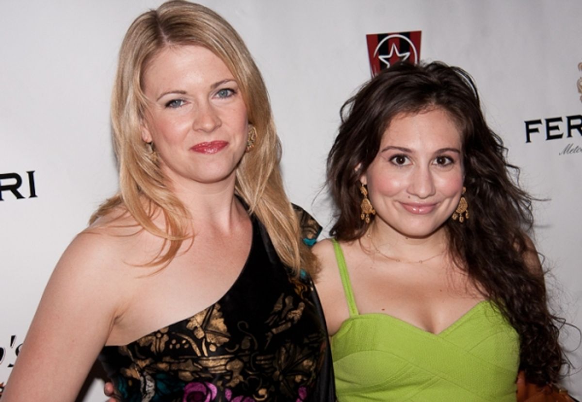 Melissa Joan Hart and Lucy DeVito at 