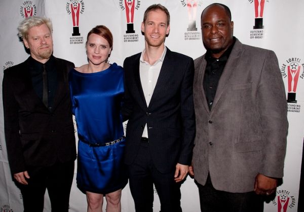 Fitz Patton, Jennifer Laura Thompson, David Korins and J. Bernard Calloway Photo