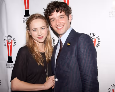Zoe Kazan and Michael Urie Photo