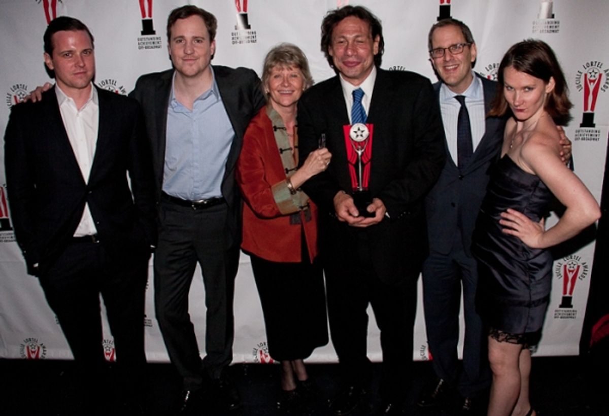 Michael Mosley, Patch Darragh, Judith Ivey, Gordon Edelstein, Harold Wolpert and Keira Keeley at 