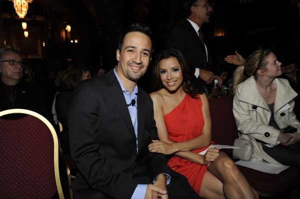 Lin-Manuel Miranda and Eva Longoria Parker Photo