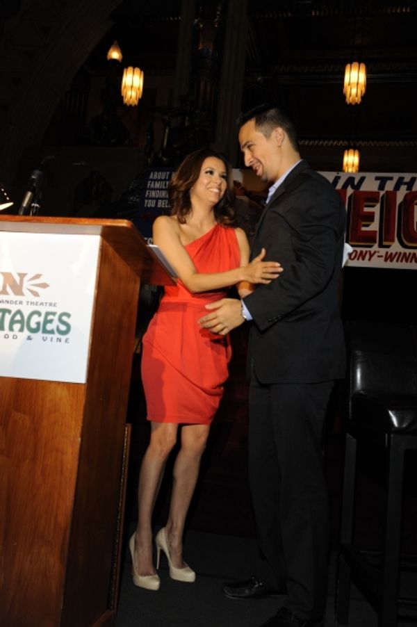 Eva Longoria Parker and Lin-Manuel Miranda Photo