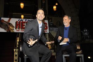Lin-Manuel Miranda and Tony Plana During Their In-Depth Q&A Session at "Unite For IN THE HEIGHTS" @ BroadwayWorld Lin-Manuel Miranda and Tony Plana During Their In-Depth Q&A Session at "Unite For IN Photo