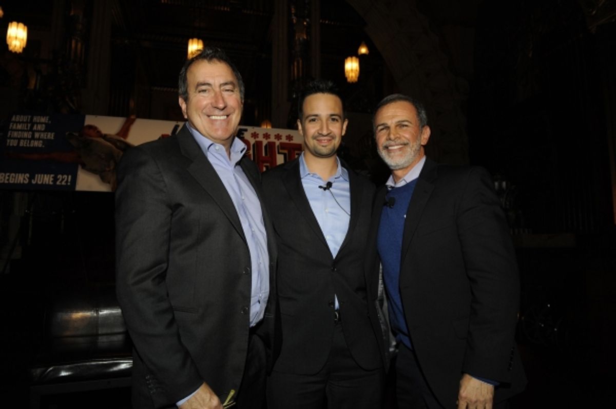 Kenny Ortega, Lin-Manuel Miranda and Tony Plana at 