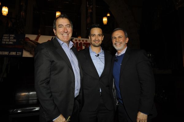 Kenny Ortega, Lin-Manuel Miranda and Tony Plana Photo