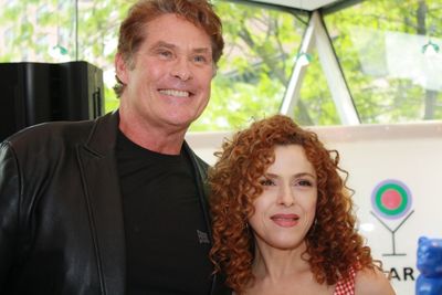 David Hasselhoff and Bernadette Peters Photo
