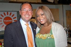 Chip Wheeler  (ING Foundation) and Sunny Anderson Photo