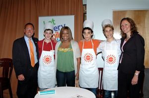 Chip Wheeler, Trent Kowalik, Sunny Anderson, David Alvarez, Kiril Kulish, and Bridget Photo
