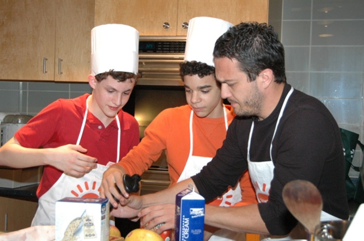 Photo Coverage: Kulish, Alvarez, & Kowalik Reunite for BILLY ELLIOT Celebrity Cook-Off  Image