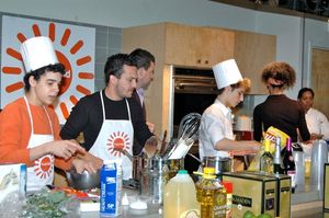 David Alvarez, Fabio Viviani, Ryan Scott, Kiril Kulish, Carla Hall Photo