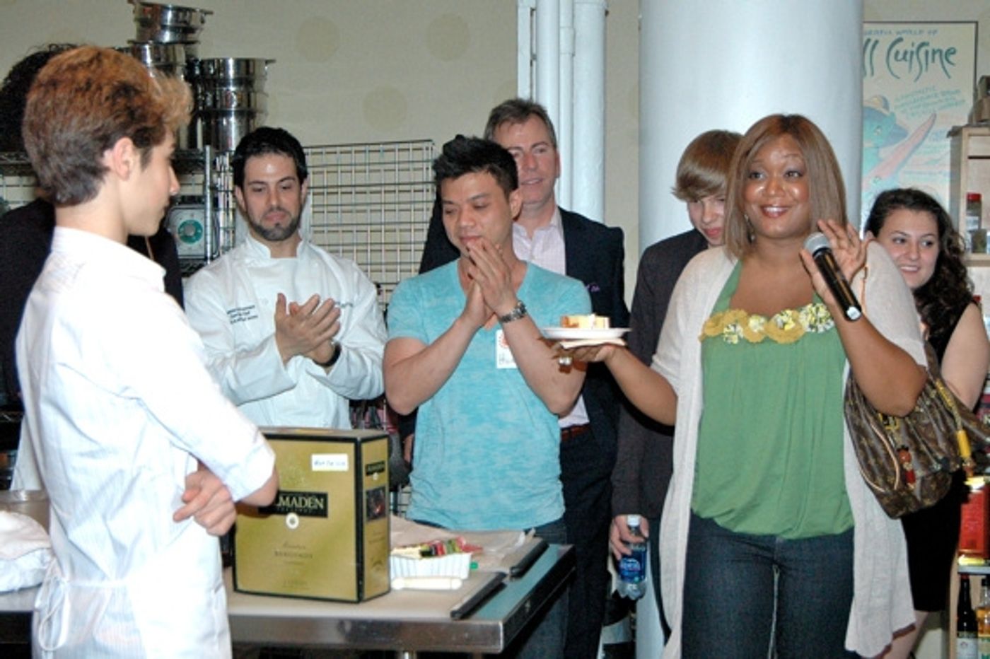 Photo Coverage: Kulish, Alvarez, & Kowalik Reunite for BILLY ELLIOT Celebrity Cook-Off  Image