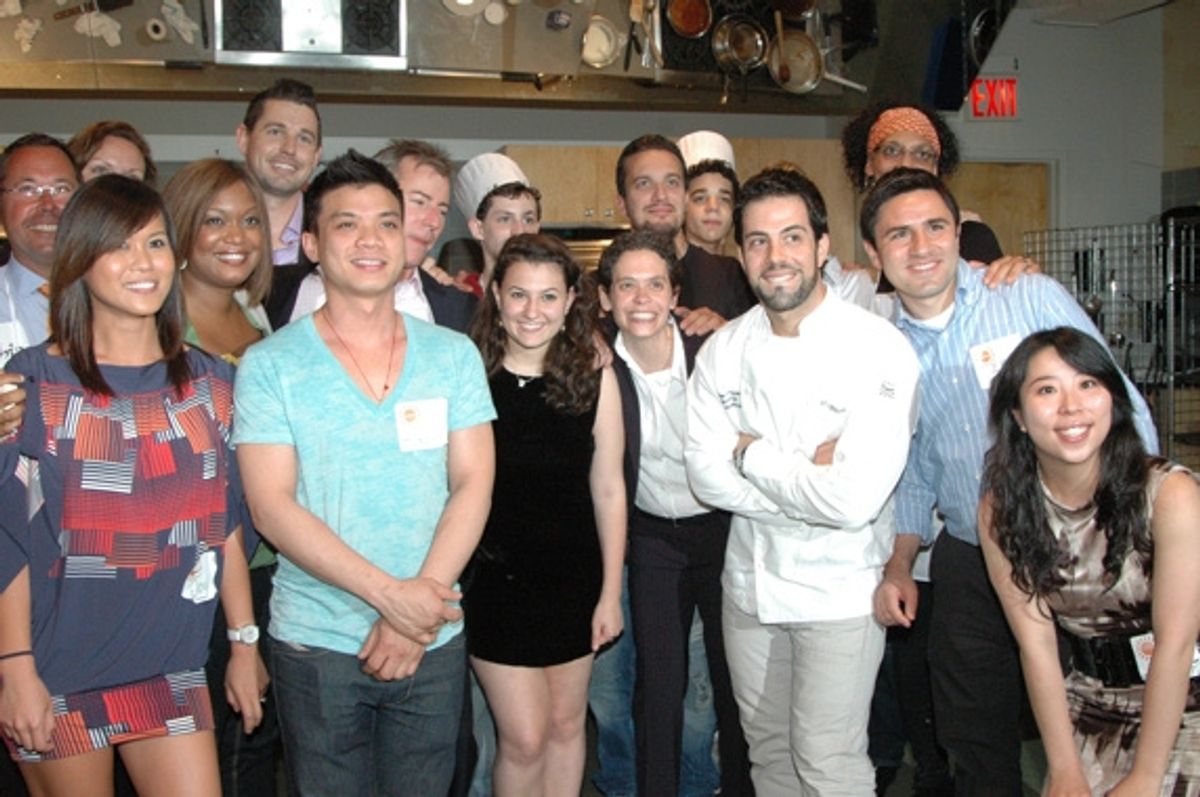 Contestants, staff of TrueChild and Judges-Joy Wang, Hung Huynh, Mai Bar, Gina Reiss, Massimo DeFrancesca, Erol, Carol Sun, Ryan Scott, Carla Hall, Kiril Kulish, Chip Wheeler, Fabio Viviani, David Alvarex, Trent Kowalik, Bridget Healey at Kulish, Alvarez, & Kowalik Reunite for BILLY ELLIOT Celebrity Cook-Off