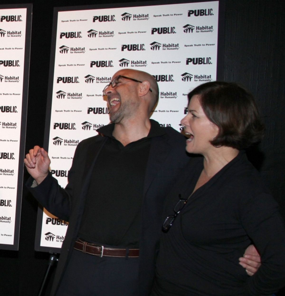 Stanley Tucci and Marcia Gay Harden at 