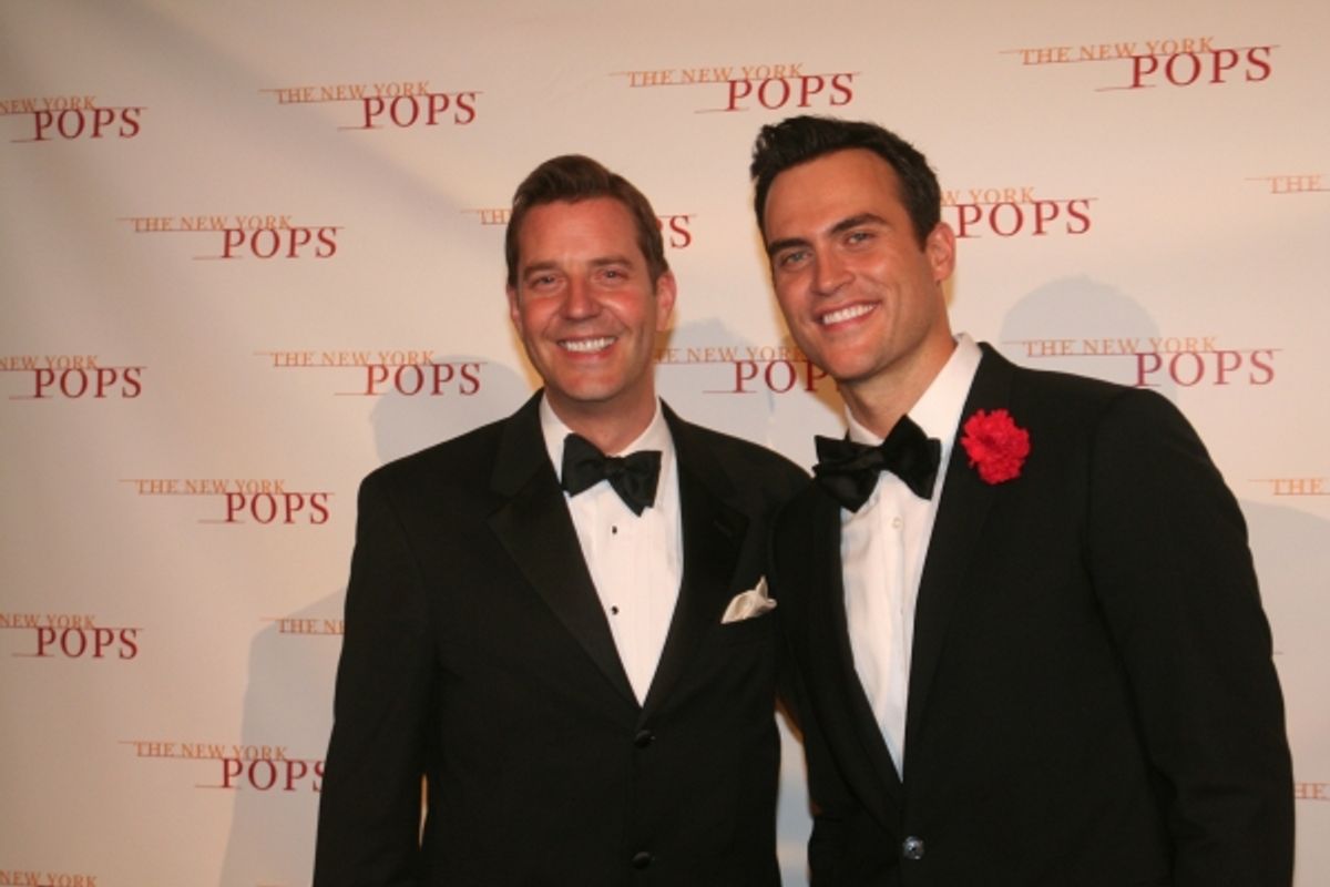 Steven Reineke and Cheyenne Jackson at 
