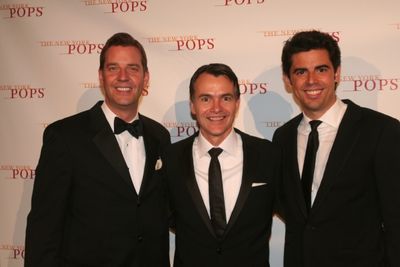 Steven Reineke, Bill Schermerhorn and Tony DeSare Photo