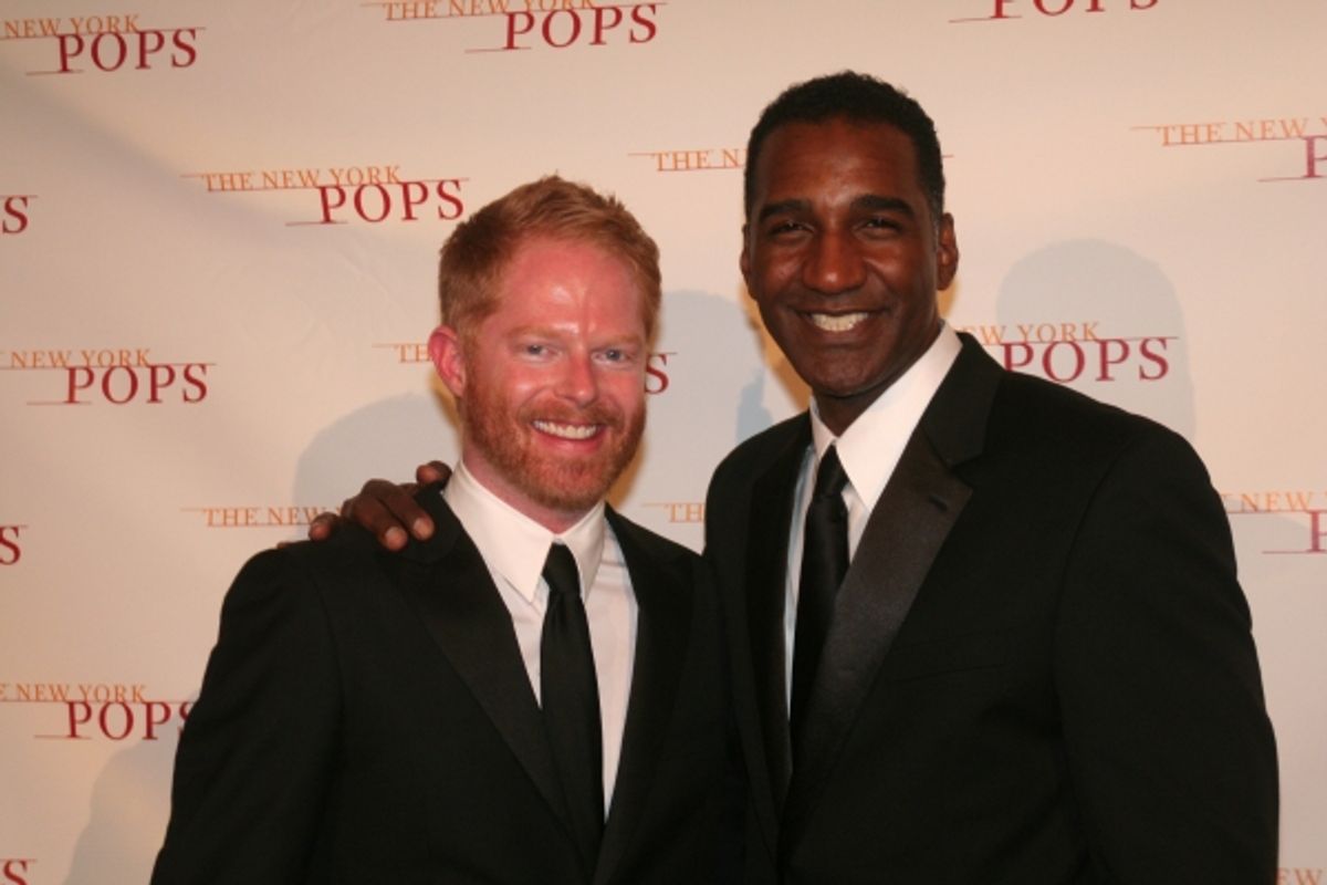 Steven Reineke and Jesse Tyler Ferguson at 