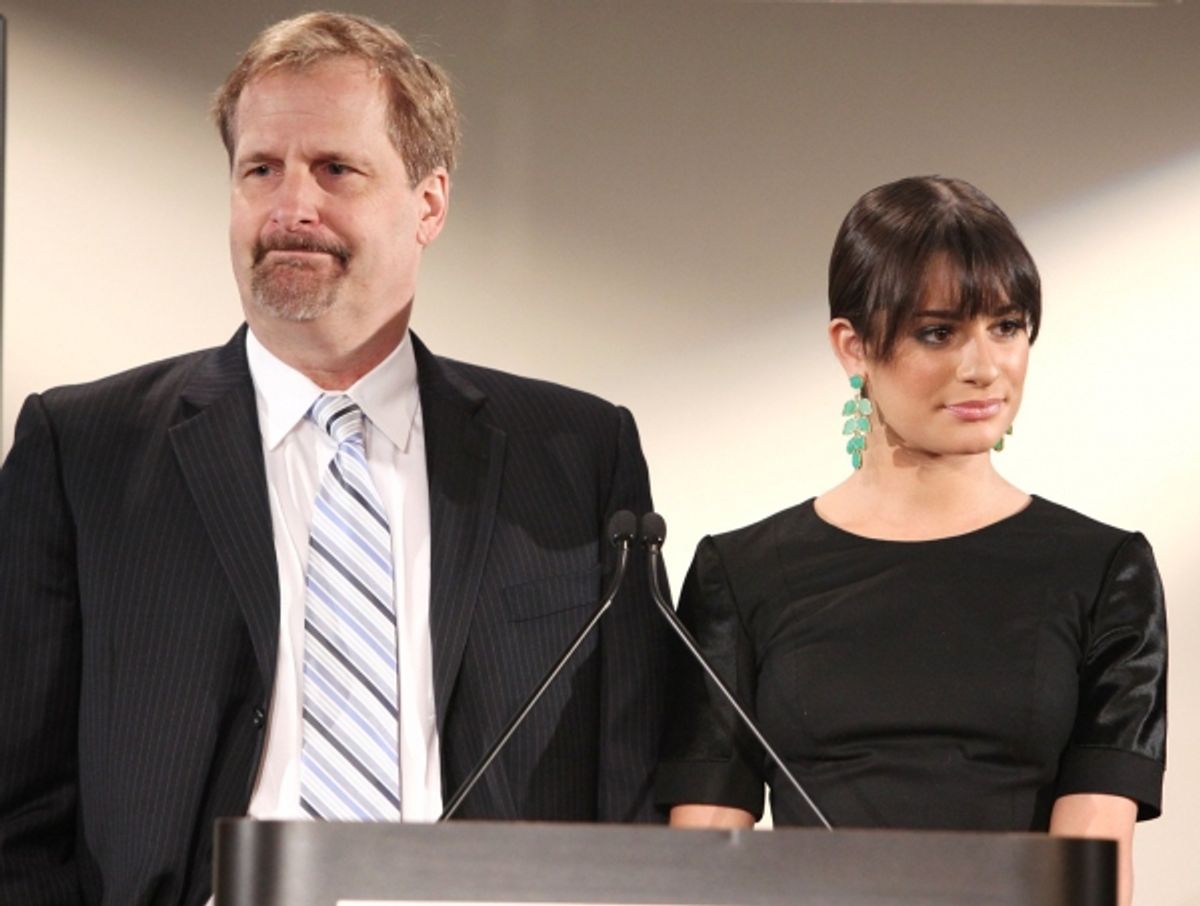 Jeff Daniels & Lea Michele at 