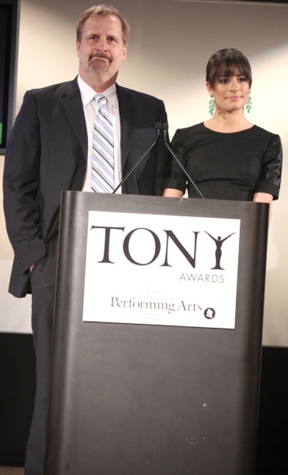 Jeff Daniels & Lea Michele at 