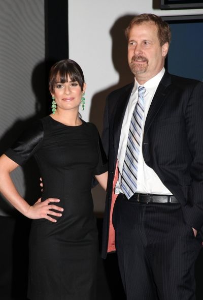 Lea Michele & Jeff Daniels Photo