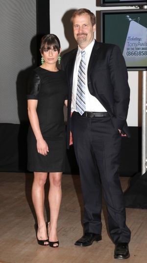 Lea Michele & Jeff Daniels @ BroadwayWorld Lea Michele & Jeff Daniels Photo