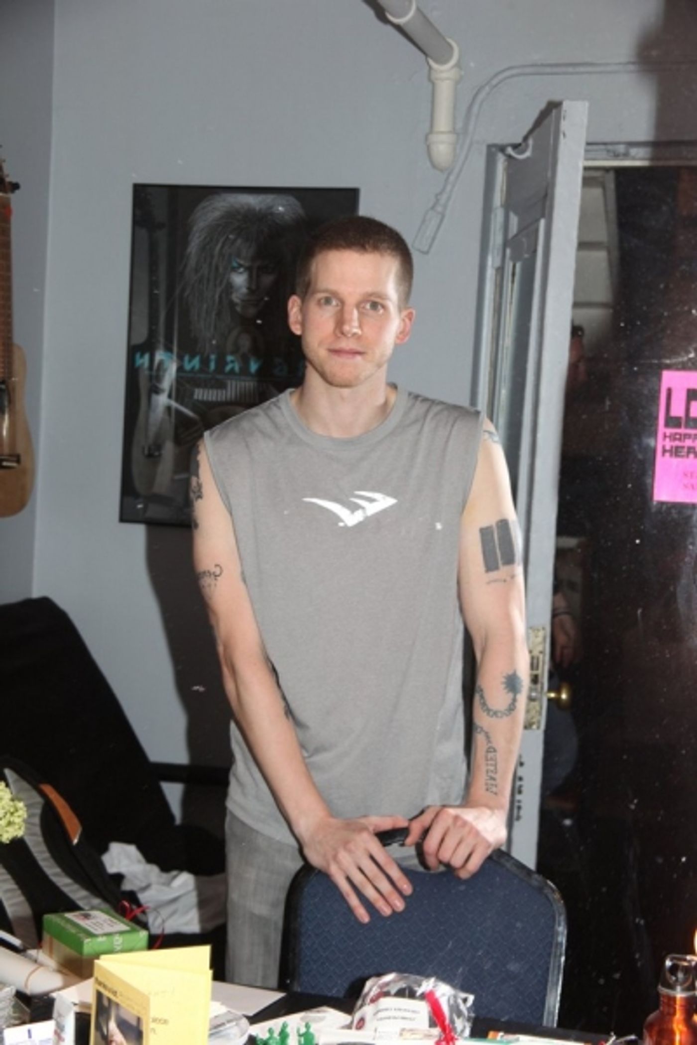 Photo Coverage: Backstage with IDIOT's Stark Sands  Image