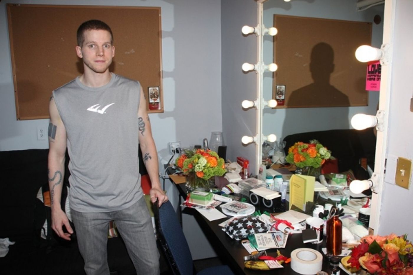 Photo Coverage: Backstage with IDIOT's Stark Sands  Image