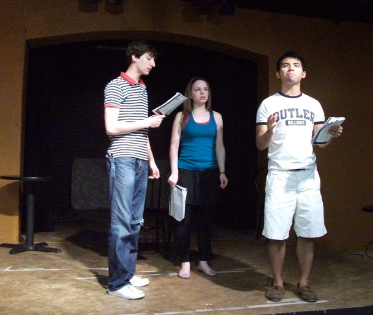 Performer (Howie), Kelli Johnson (Diwata) and Mark Presto at 