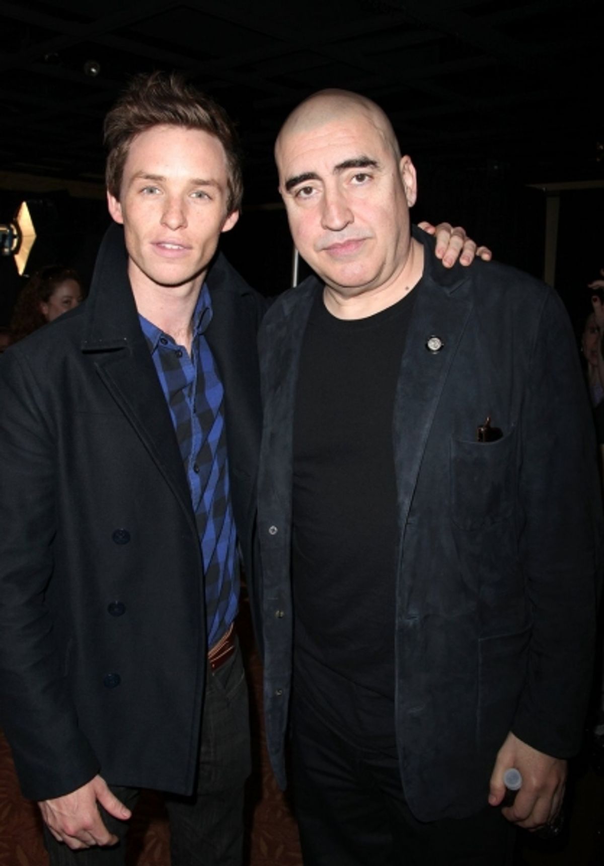 Eddie Redmayne and Alfred Molina at 
