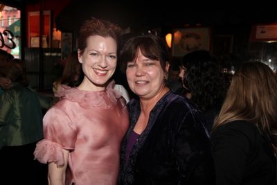 Nominee Holley Farmer and Awards producer Patricia Watt Photo