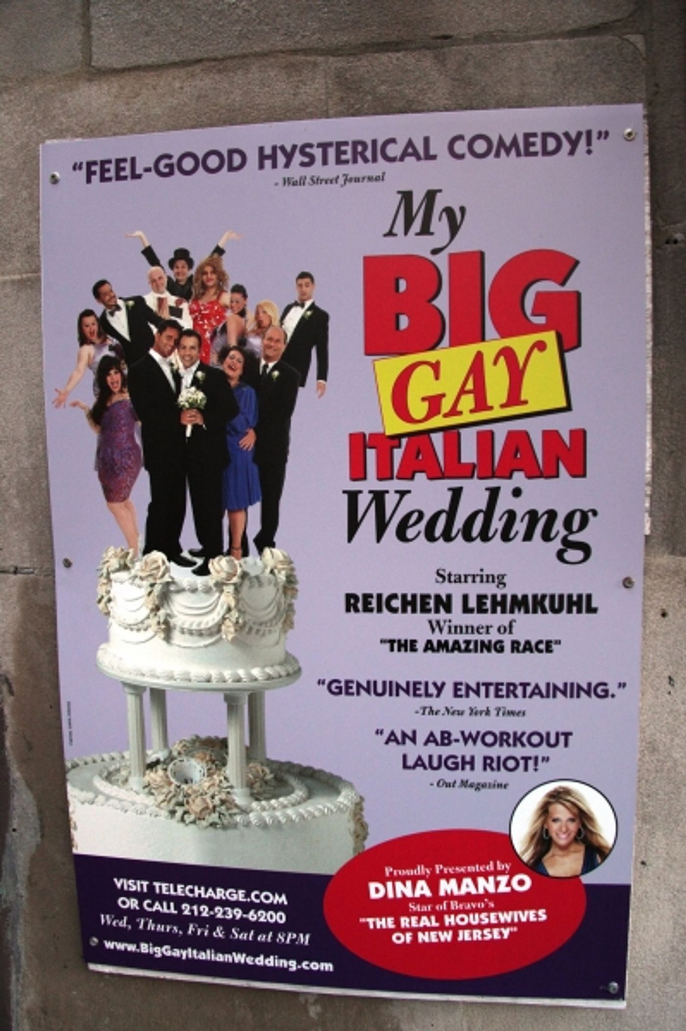 Photo Exclusive: 'Real Housewife' Dina Manzo Launches Previews for MY BIG GAY ITALIAN WEDDING Photo Exclusive: 'Real Housewife' Dina Manzo Launches Previews for MY BIG GAY ITALIAN WEDDING Image