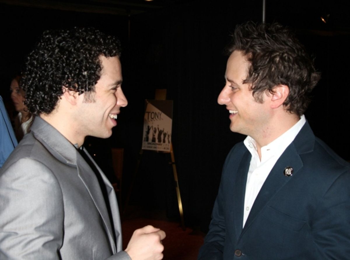 Robin de Jesus and Christopher Fitzgerald at 