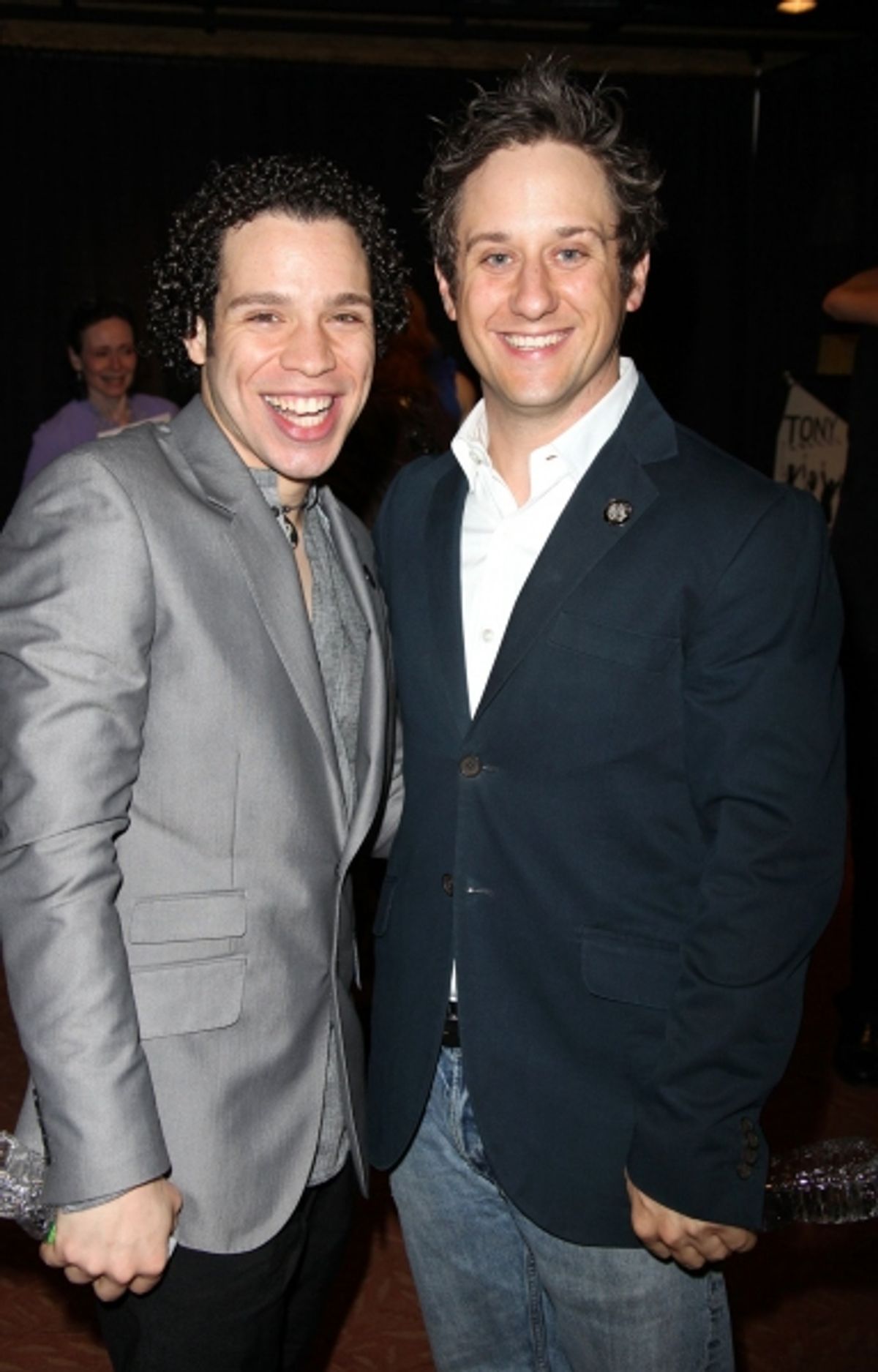 Robin de Jesus and Christopher Fitzgerald at 