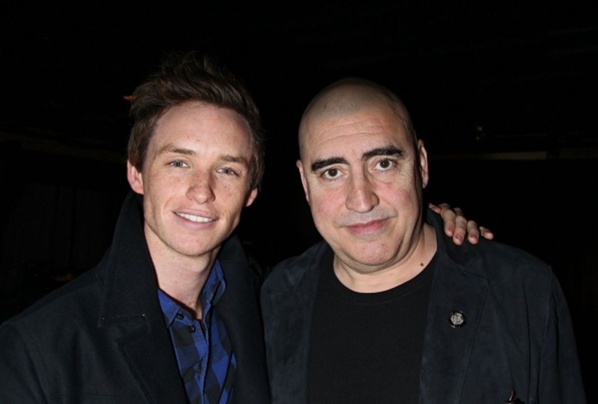 Eddie Redmayne and Alfred Molina at 