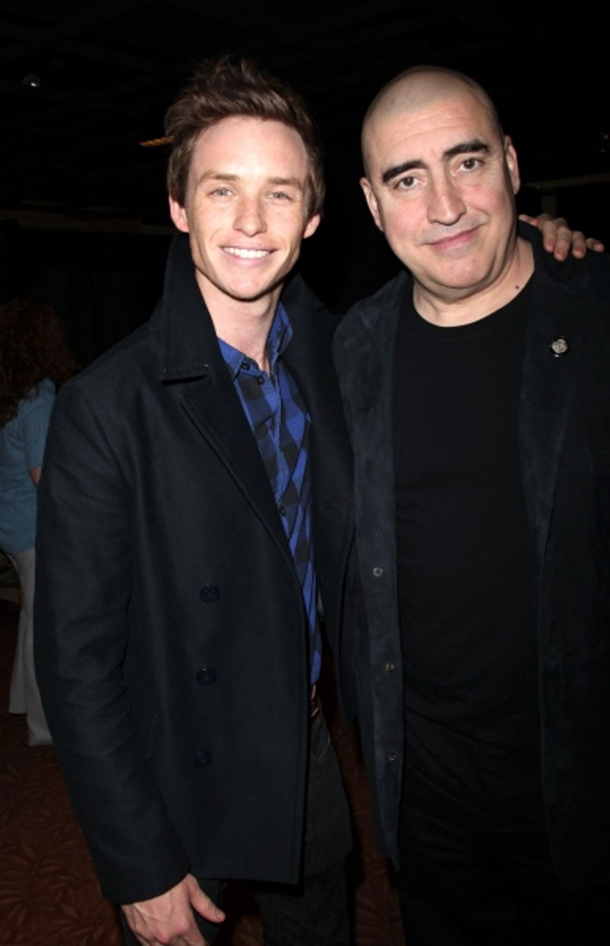 Eddie Redmayne and Alfred Molina at 