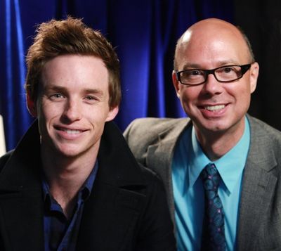 Eddie Redmayne and Broadway Beat's Richie Ridge Photo