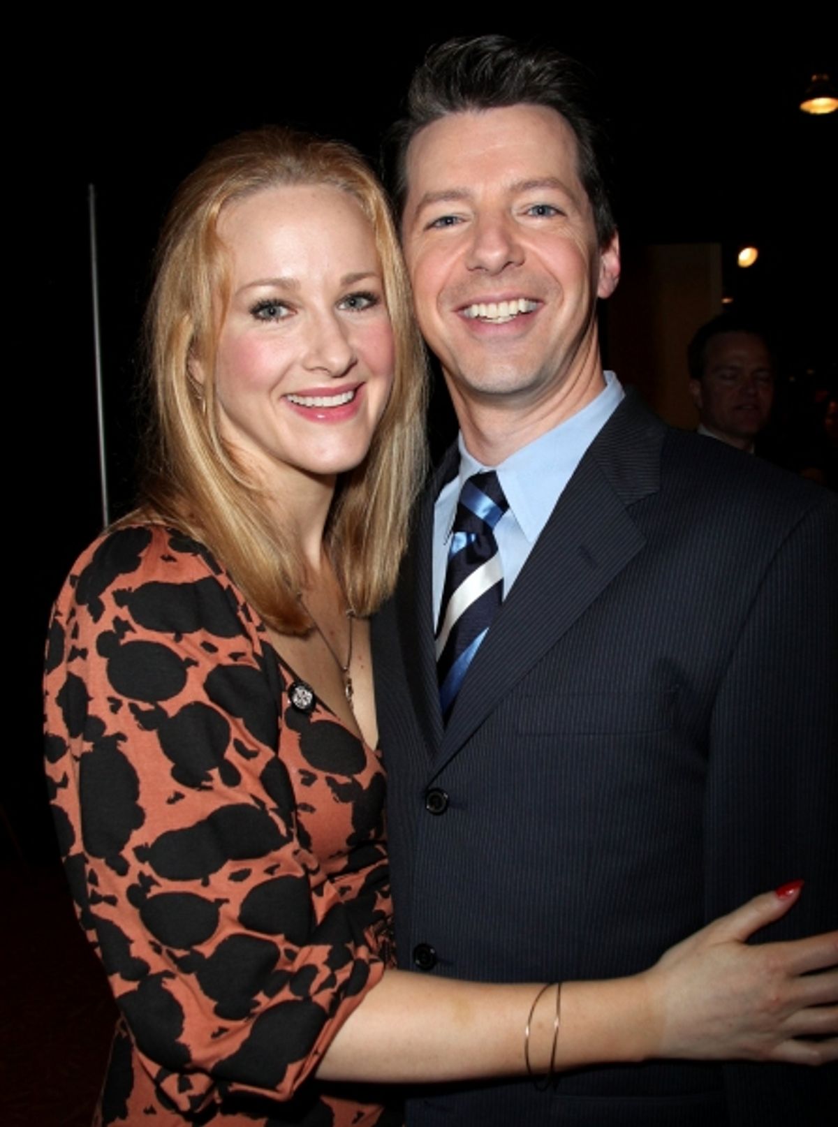 Katie Finneran and Sean Hayes at 