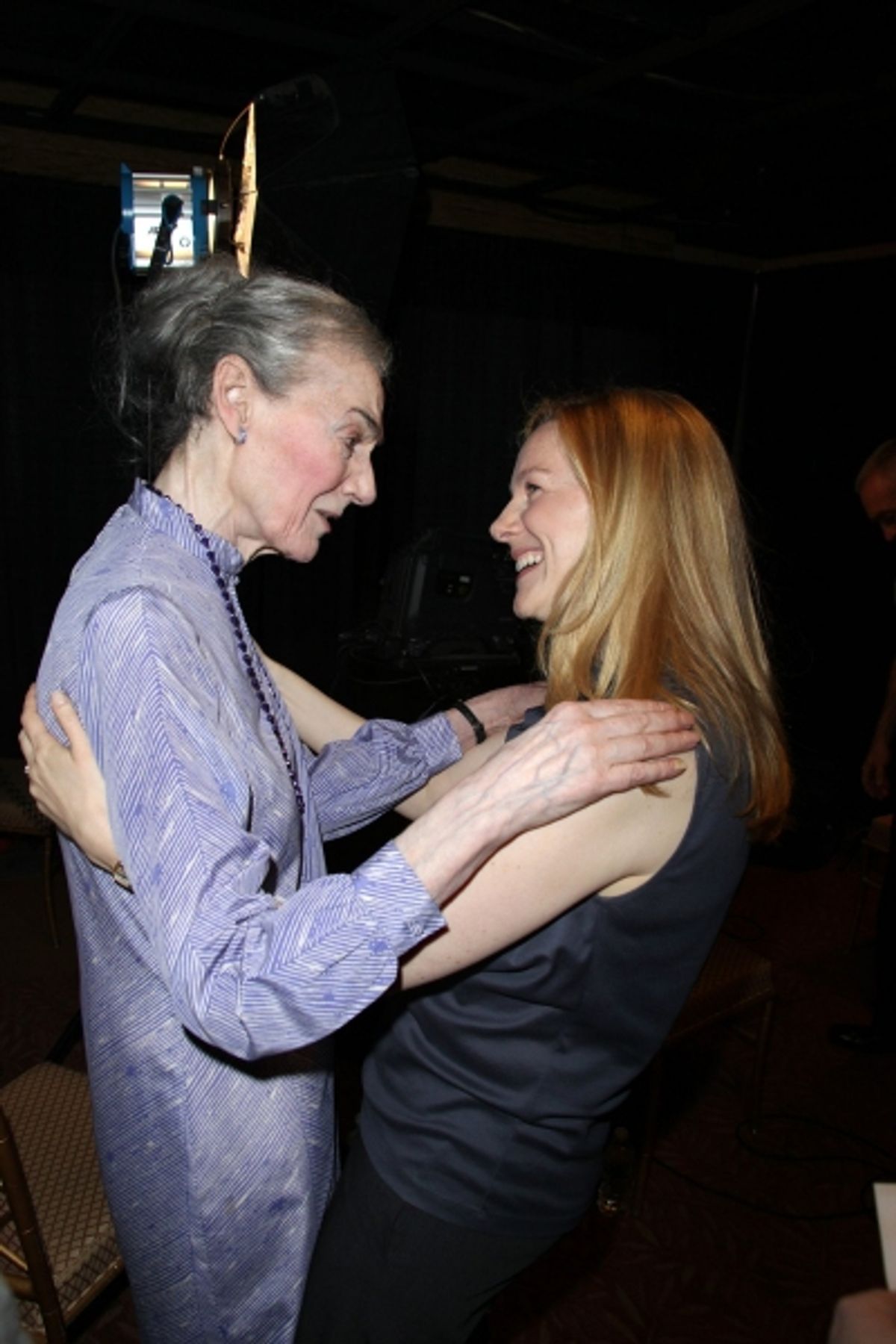 Marian Seldes and Laura Linney at 