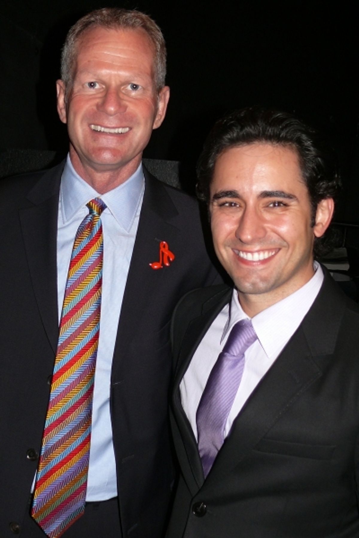 Craig Thompson and John Lloyd Young at 