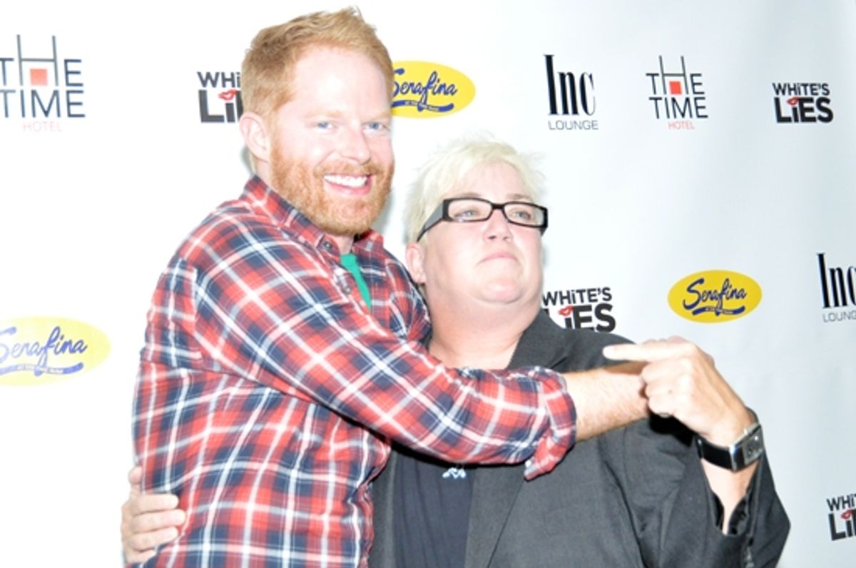 Jesse Tyler Ferguson & Lea Delaria at 