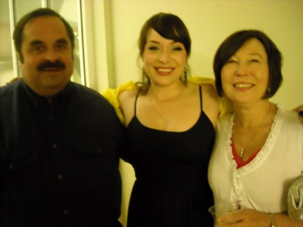 Andrea Andert with parents Tom and Kathleen Wilmoth Photo