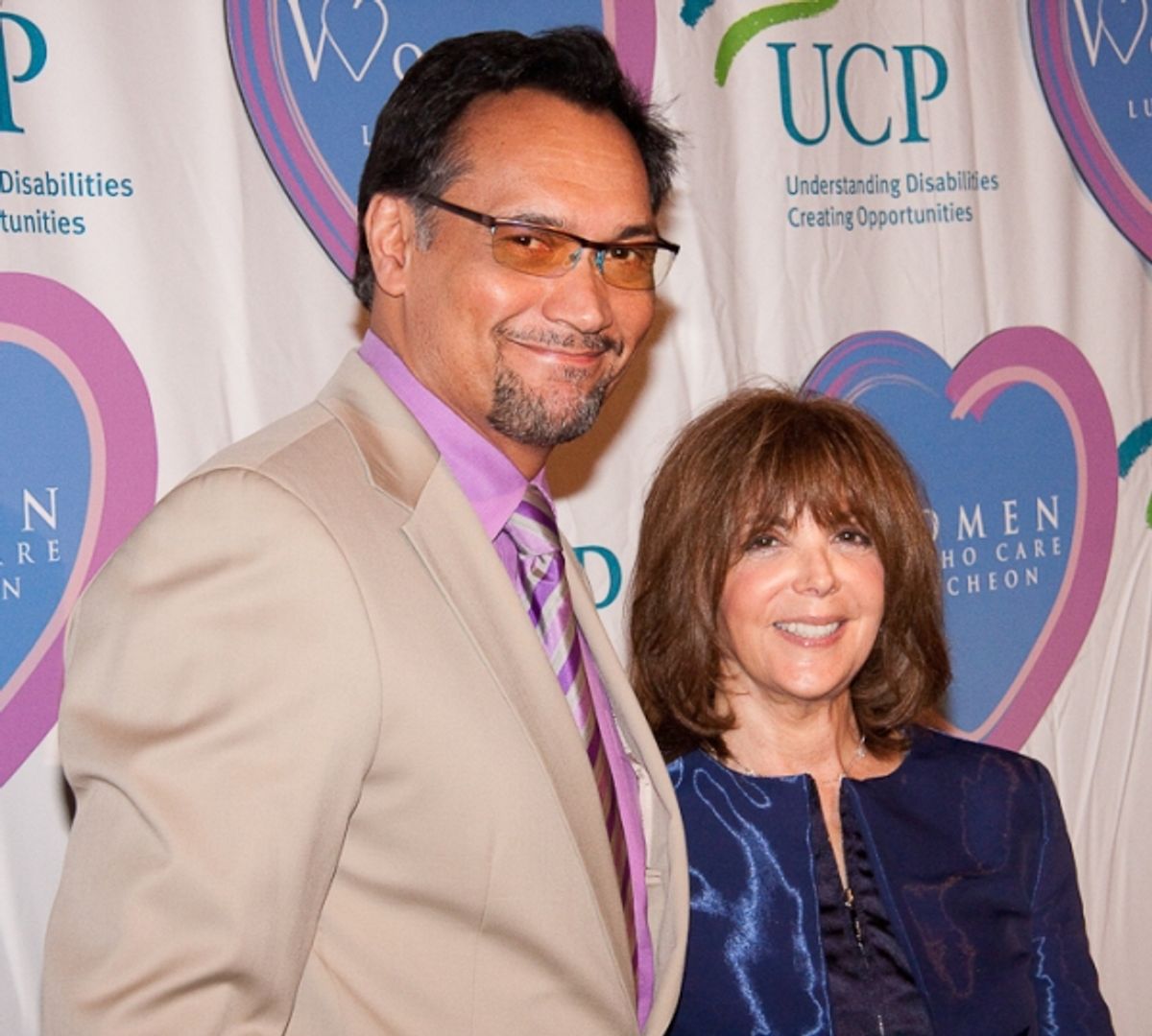Jimmy Smits and Linda Kaplan Thaler at 