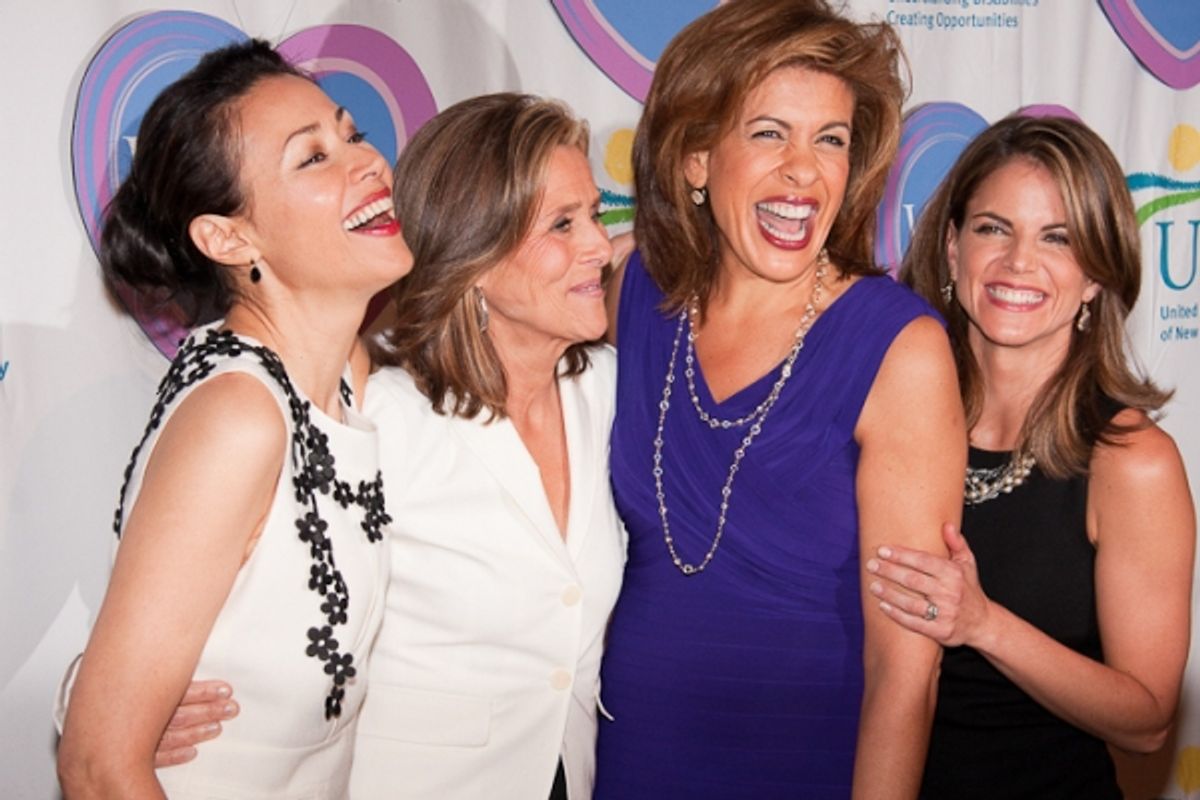 Ann Curry, Meredith Vierra, Hoda Kotb, and Natalie Morales at 