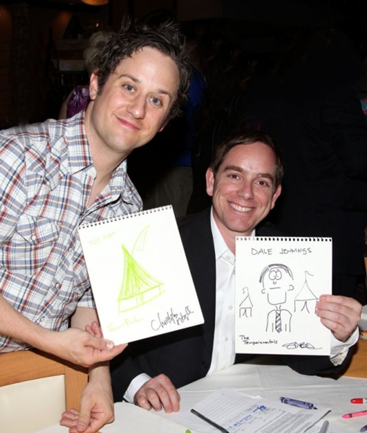 Christopher Fitzgerald and Dale Jennings at 