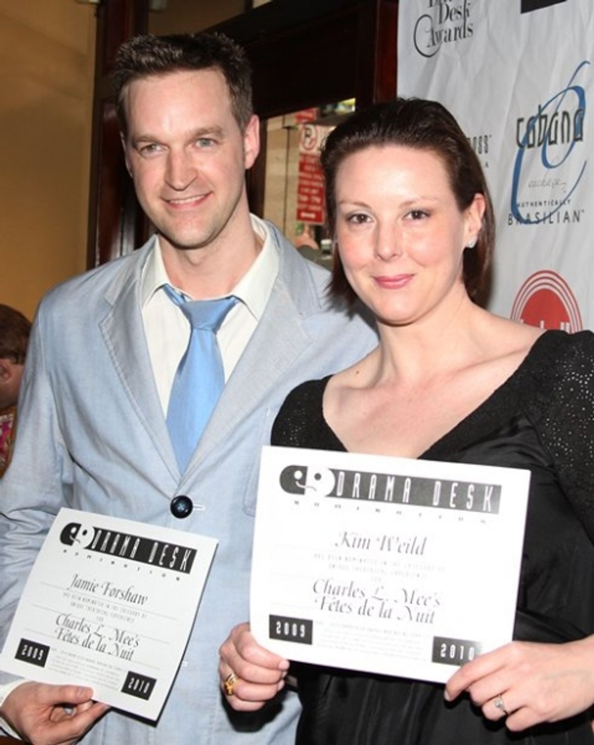 James Forshaw and Kim Weild at 