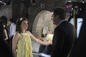 Tina Fey as Liz Lemon, Alec Baldwin as Jack Donaghy Photo