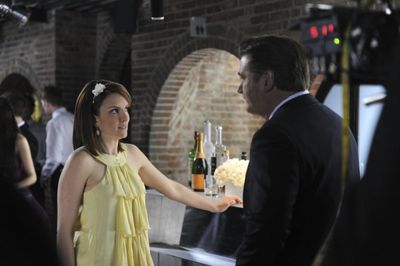 Tina Fey as Liz Lemon, Alec Baldwin as Jack Donaghy Photo